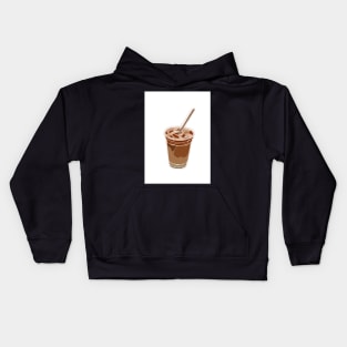 Food Vignette : Cup of Coffee Kids Hoodie